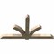 Ekena Millwork Redmond Rough Sawn Timber Gable Bracket, Douglas Fir, 96"W x 52"H x 6"D x 6"F, 13/12 Pitch GBW096X52X0606RED00RDF - alternate 5